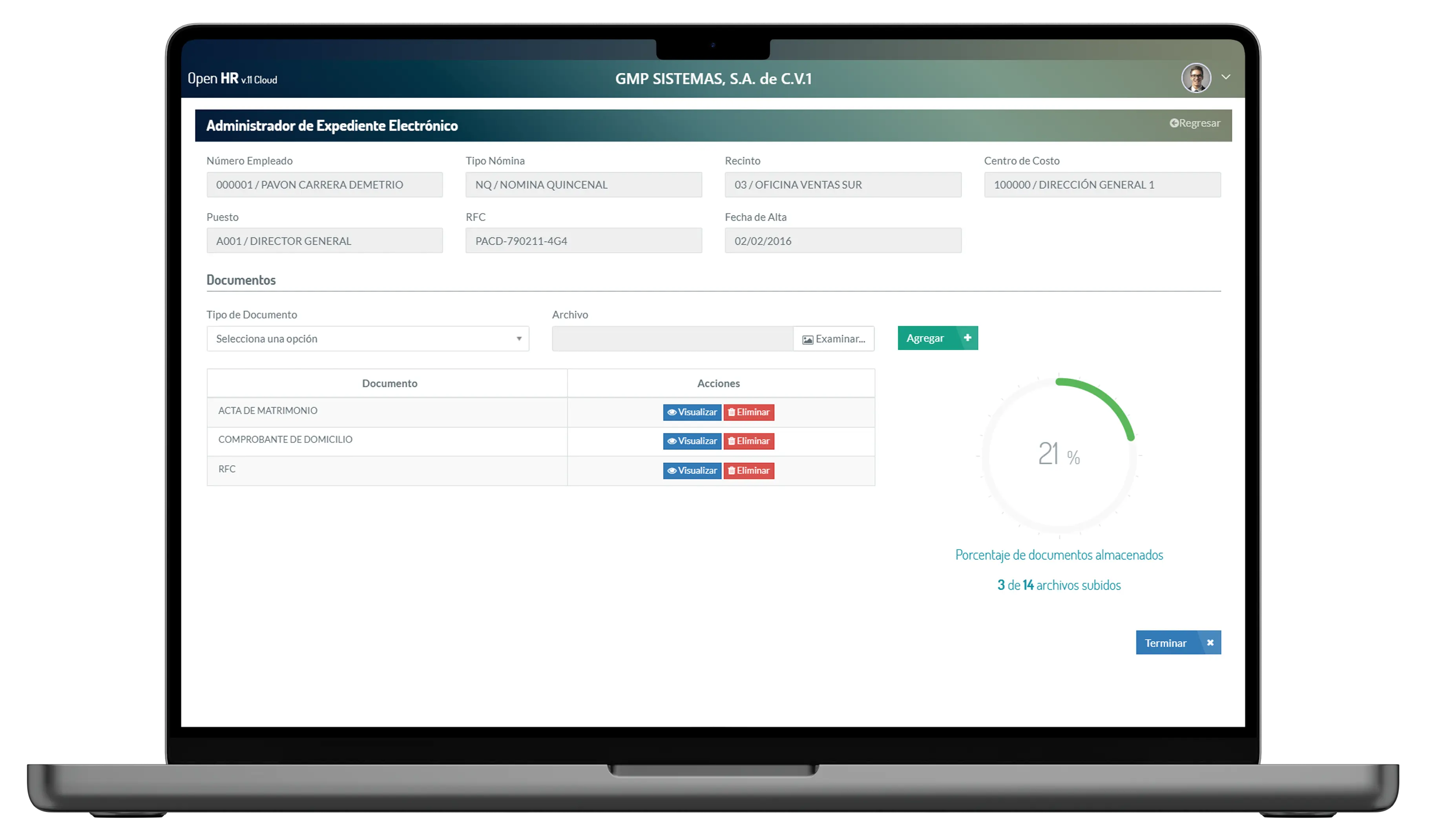 Consulta distintos documentos