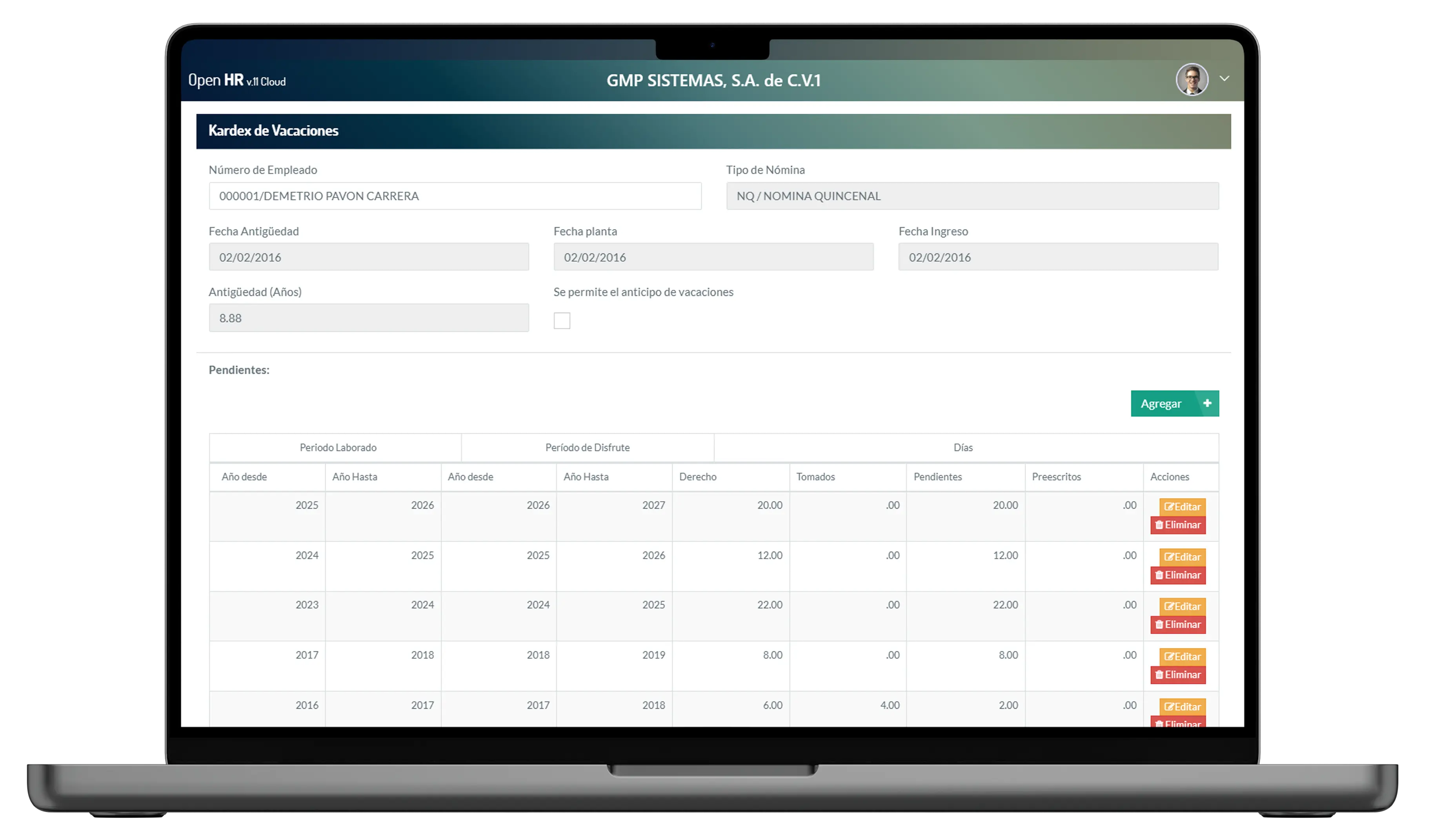 Consulta distintos documentos